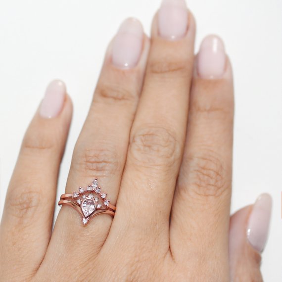 Olga's Crystal Ring Set
