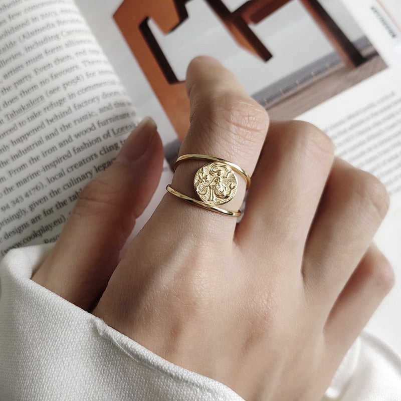 Khloe's Sterling Silver Coin Ring