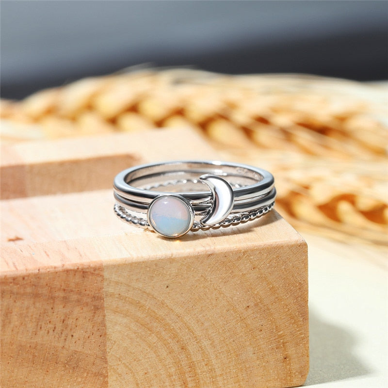 Samara's Opal Ring Set