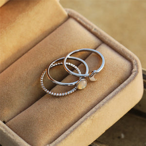 Samara's Opal Ring Set