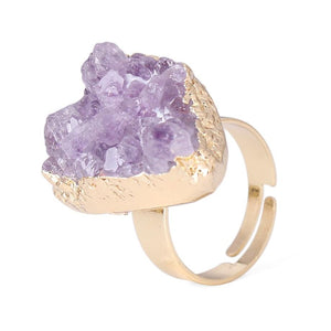 Flora's Purple Quartz Ring
