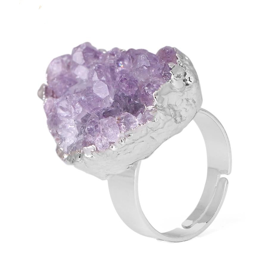 Flora's Purple Quartz Ring