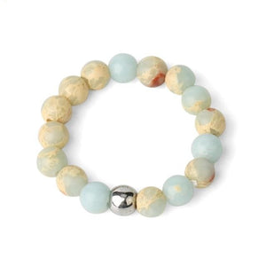 Lena's Natural Stone Beads Ring