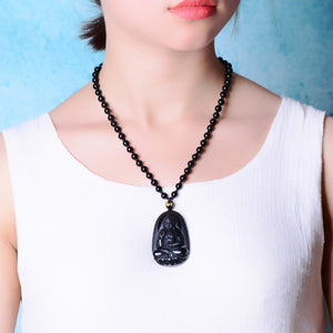 Avianna's Carved Buddha Necklace