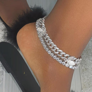 Calista's Bling Butterfly Anklet