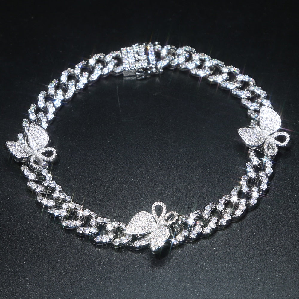 Calista's Bling Butterfly Anklet