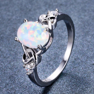 Jade's Fire Opal Ring