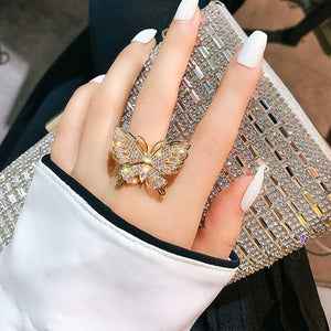 Phoebe's Bling Butterfly Ring