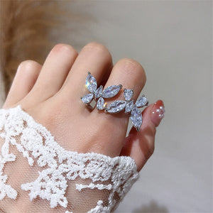 Ellie's Shine Butterfly Ring