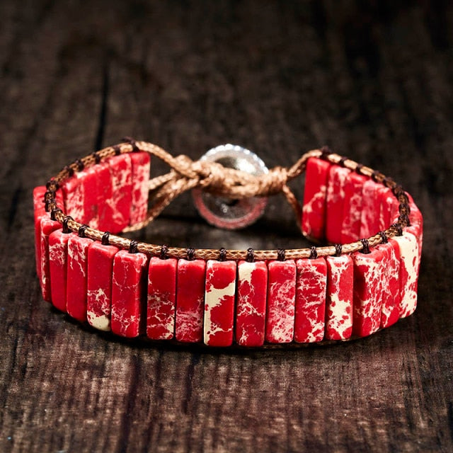 Madison's Leather Rope Chakra Bracelet