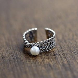 Keilani's Pearl Silver Ring