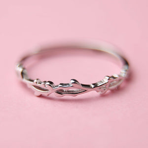 Madalynn's Delicate Silver Ring