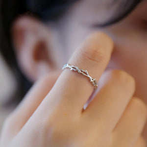Madalynn's Delicate Silver Ring