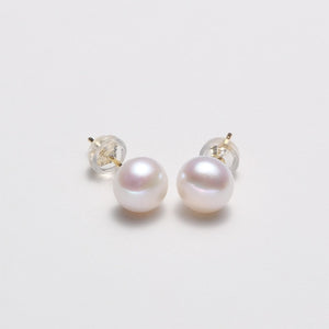 Alana's Sterling Silver Pearl Earrings