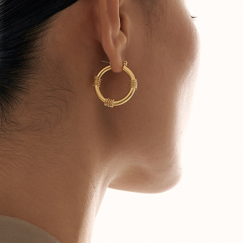 Brenda's Gold Hoop Earrings