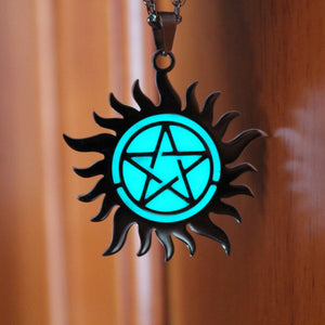 Rowan's Glow Pentagram Necklace