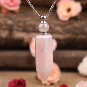 Elle's Crystal Bottle Necklace