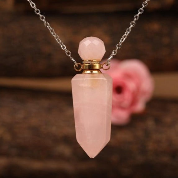 Alina's Perfume Bottle Pendant Necklace