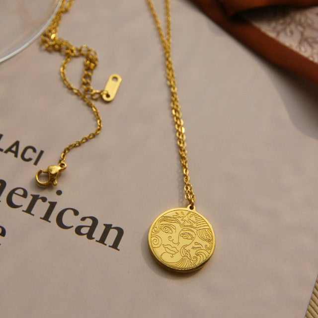 Victoria's Coin Pendants Necklace