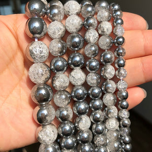 Sadie's Cracked Crystal Beads