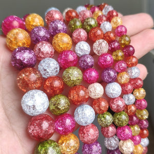 Sadie's Cracked Crystal Beads