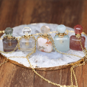 Abigail's Square Perfume Bottle Necklace