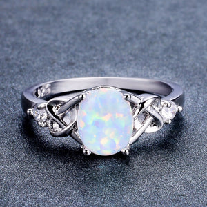 Jade's Fire Opal Ring