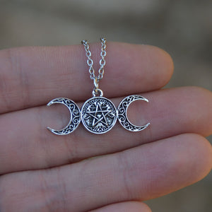 Jasmine's Triple Moon Necklace