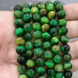 Remi's Emerald Tiger Eye Beads