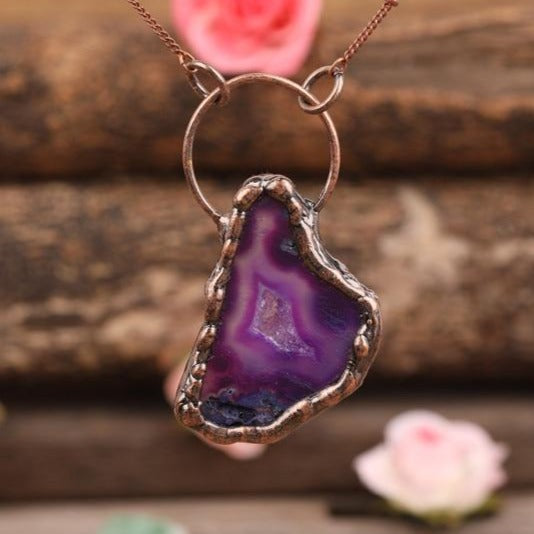 Anabelle's Druzy Agate Necklace