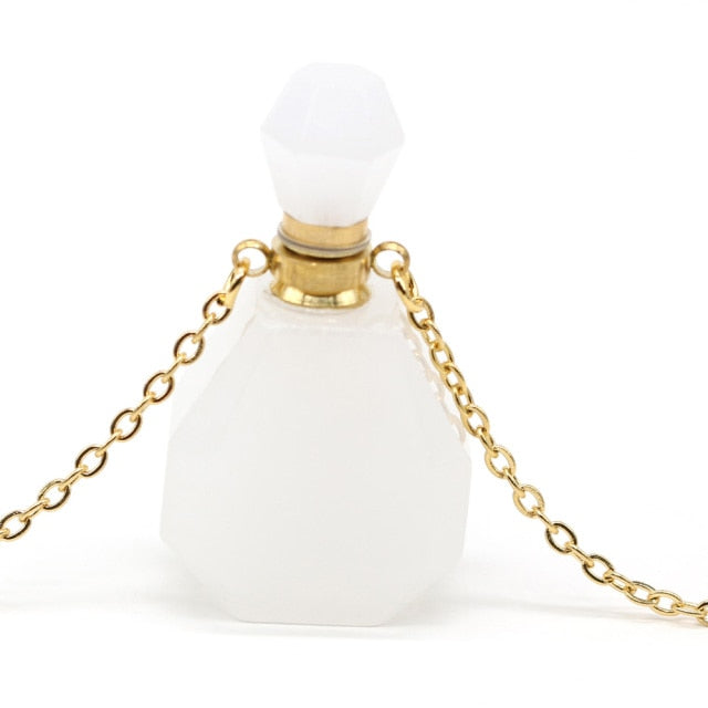 Ella's Faceted Perfume Bottle Necklace