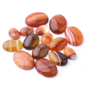 Scarlett's Ruby Striped Beads