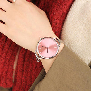 Pink Elegant Wristwatch